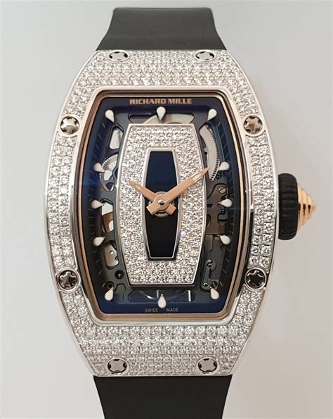 richard mille with diamonds|Richard Mille diamond women.